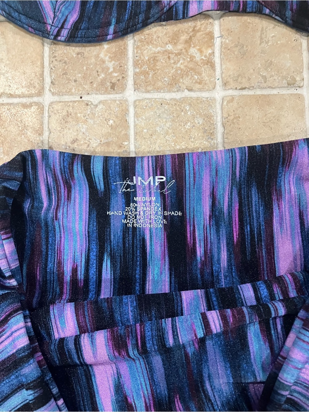 JMP the Label Blue & Purple Print Bikini & Coverup - Picture 5 of 11